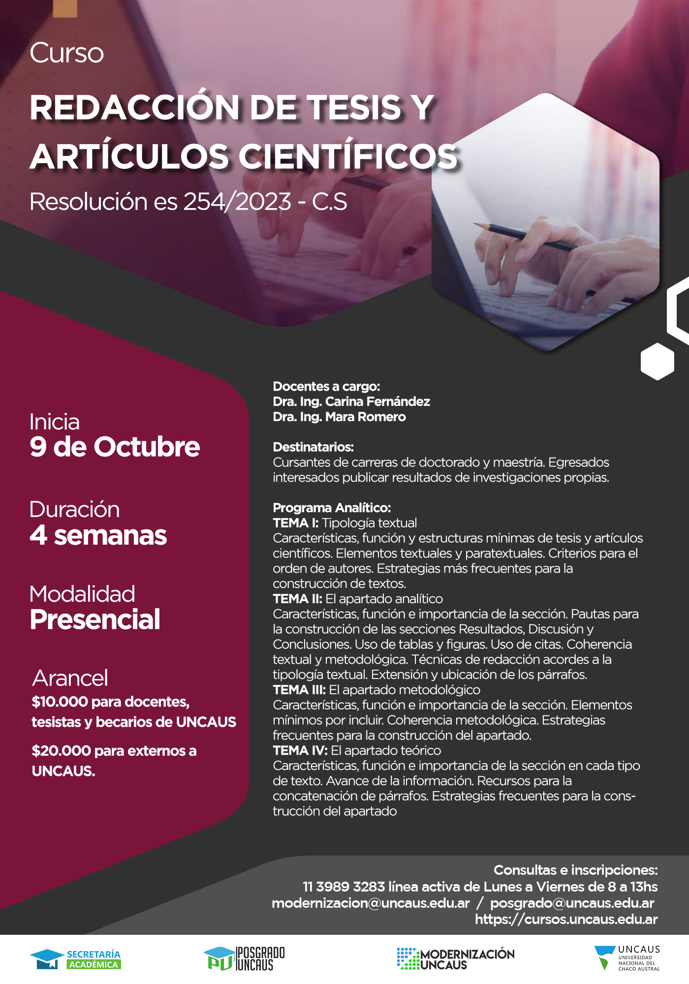 Curso De Redacción De Tesis Y Artículos Científicos — Cursos Uncaus